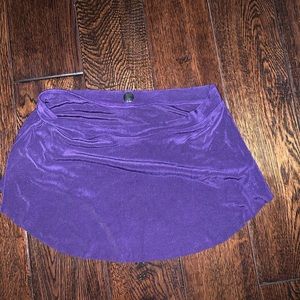 Purple bullet pointe skirt